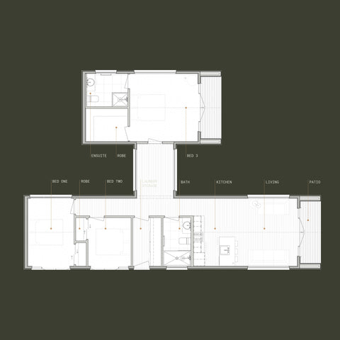 Totara 3 bedroom floor plan